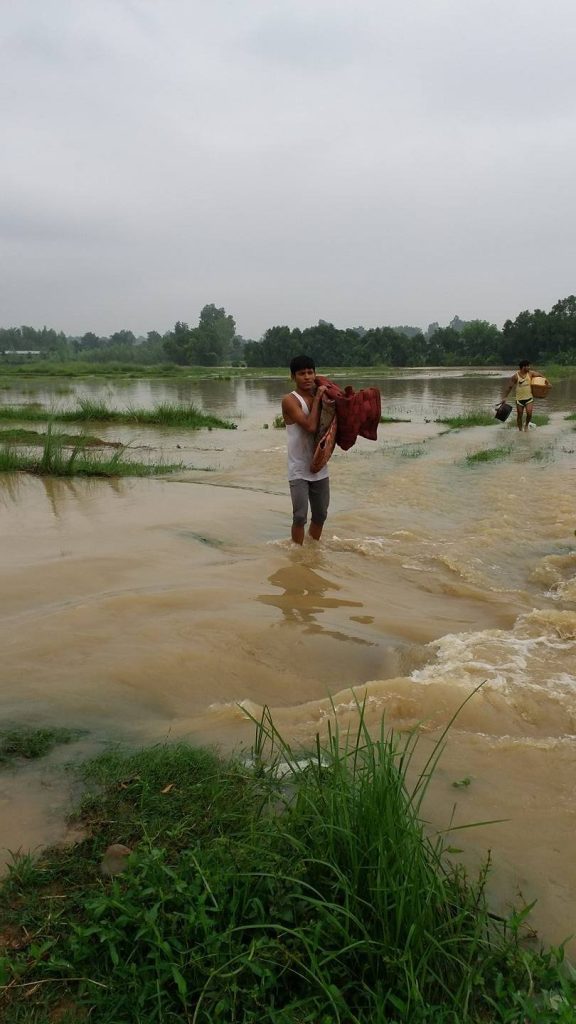 बाढीबाट एक हजार परिवार विस्थापित