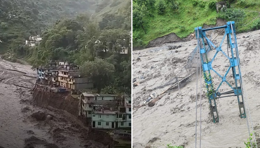 दार्चुलामा बाढीको बितण्डा: १३ घर बगायो, ४ जना बेपत्ता