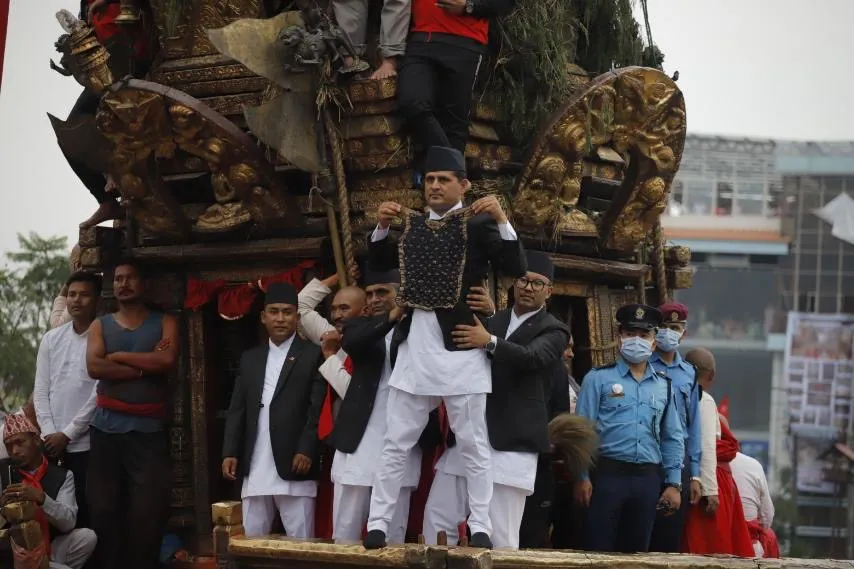 राष्ट्रपति पौडेलद्वारा भोटो जात्रा अवलोकन