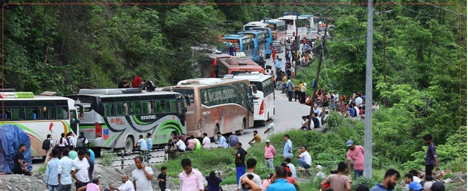 अवरुद्ध मुग्लिन-नारायणगढ सडकखण्ड सञ्चालनमा