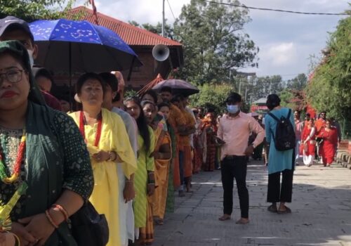 आज सोमबार पशुपतिनाथमा दर्शनार्थीको घुइँचो